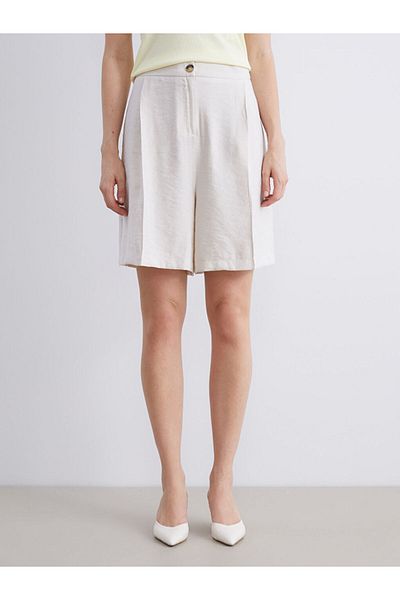 LC Waikiki Quality Parts from Celebi Store |   Women's Pleated Shorts with Elastic Waist