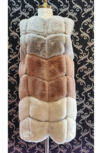 Butik UZUN RENKLİ PELIŞ YELEK