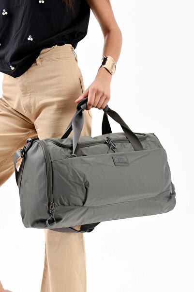 Çanta Trend Ultralight Chic și impermeabil Geantă de călătorie de mână de dimensiuni mari Model gri: (571-13-9H)