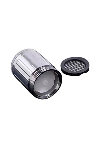 OEM Aerator robinet LED multicolor, fara baterii, pentru bucatarie si baie, Gri