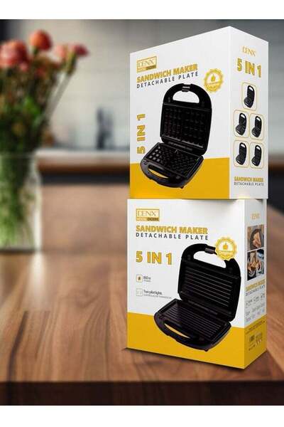 Denx Dinx Sandwich Maker 850W - Black