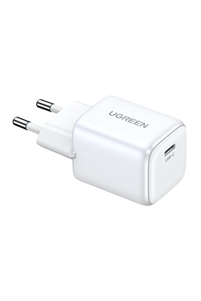 Ugreen USB-C charger, GaN, Fast Charging, 20W, 3A, QC4.0+ - Nexode CD318 (15324) - White