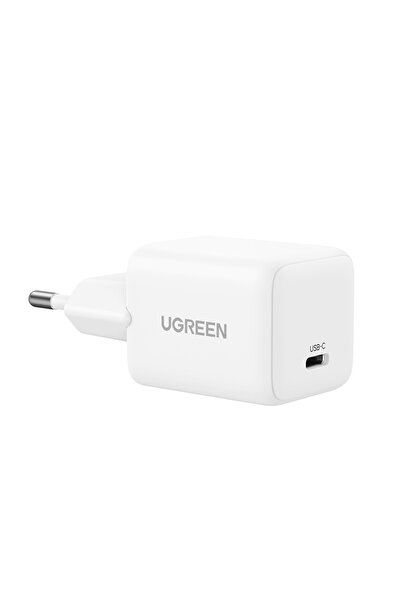 Ugreen USB-C charger, GaN, Fast Charging, 20W, PD3.0, QC4, 3A - X512 (55554) - White