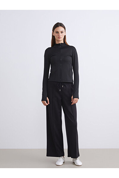 LC Waikiki Alegeri strălucitoare de la Shining Store |   Cardigan cu fermoar pentru femei cu guler înalt