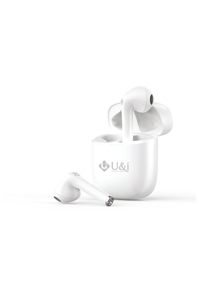 U & I Born To Win Wireless EarPod | Music and Game Dual Mode Earbud | Bluetooth 5.0, Noise Canceling Technology, White