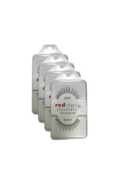 Red Cherry رموش صناعية ريد شيري601#(عبوة من 4 أزواج)