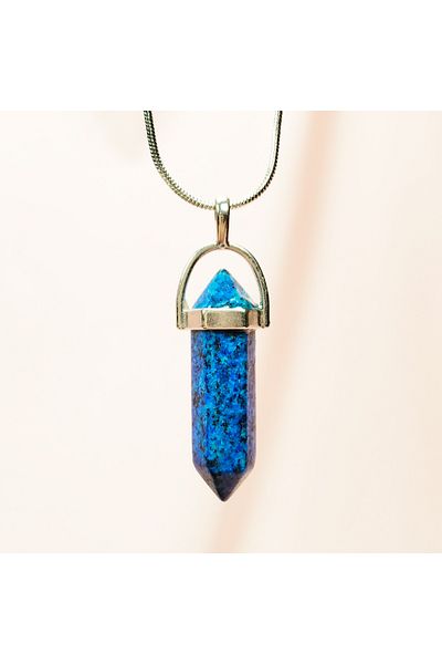 SepetBudur Labradorite natural stone handmade design necklace with chain: 3.5 cm chain: 20 cm boxed