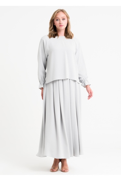 Armağan Raglan Sleeve Skirt Suit