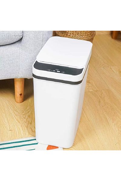 OEM Smart Trash Can, 6118, With Sensor and Automatic Lid, 12L, White