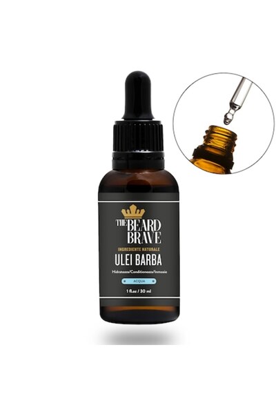The Beard Brave Ulei de Barba, Hidratant, Miros Acqua, Ingrediente Naturale, ...