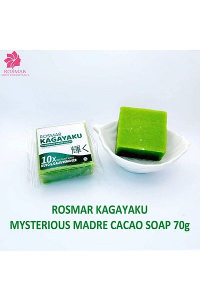 ROSMAR Kagayaku Mysterious Madre Cacao Soap 10x Instant Kinis Kuto & Galis Remover 70g