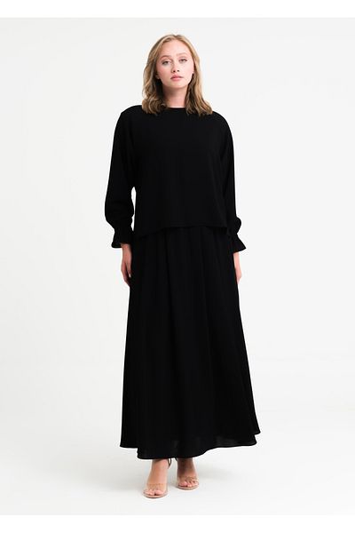 Armağan Raglan Sleeve Skirt Suit