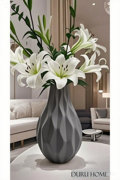 Lui Tasarım Скандинавський богемний стиль Сучасний хвилястий візерунок Керамі...