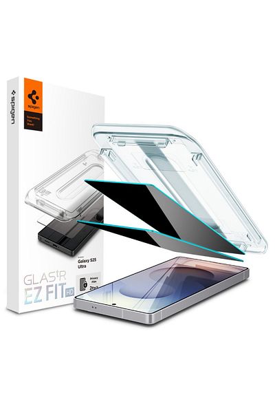 Spigen Film for Samsung Galaxy S25 Ultra (set of 2) - Glas.tR EZ FIT HD - Privacy