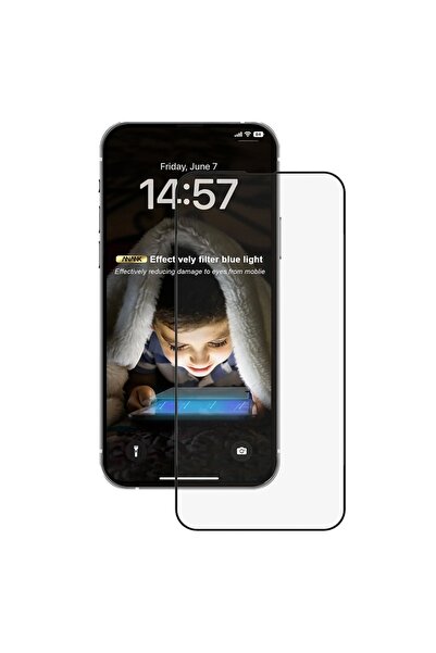 Anank Carcasă pentru iPhone 14 Pro Max - Protector de ecran 2.5D anti-lumină ...