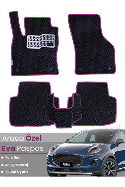 Guerrino مجموعة كاملة من سجادة EVA المتوافقة مع Ford Puma (2020-2024) - مطابق...