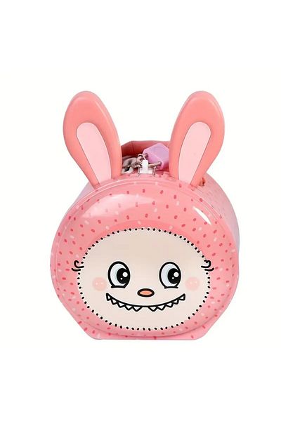 Tatlı Sebep Labubu Locked Piggy Bank Mixed Color Will Be Sent 1 Piece