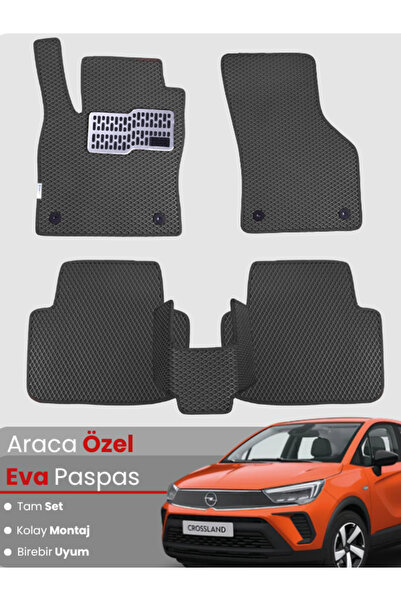 Genel Markalar Opel Crossland (2020-2025) Uyumlu EVA Paspas Tam Set – Birebir...