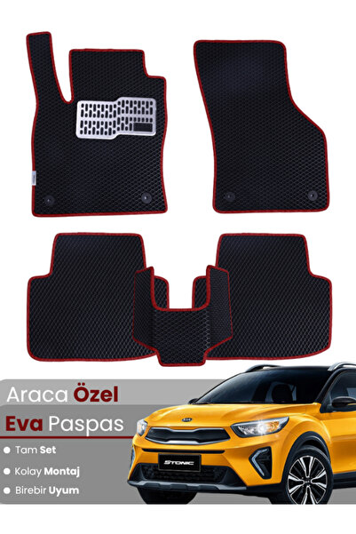 stiloto مجموعة كاملة من سجادة EVA المتوافقة مع Kia Stonic (2017-2025) - مطابق...