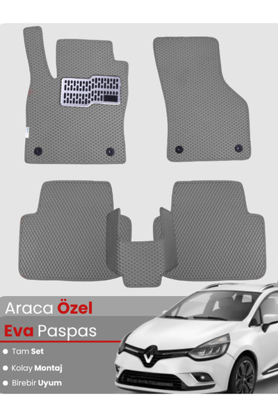 Figapp Renault Clio 4 Station Wagon (2012-2019) Uyumlu EVA Paspas Tam Set – B...