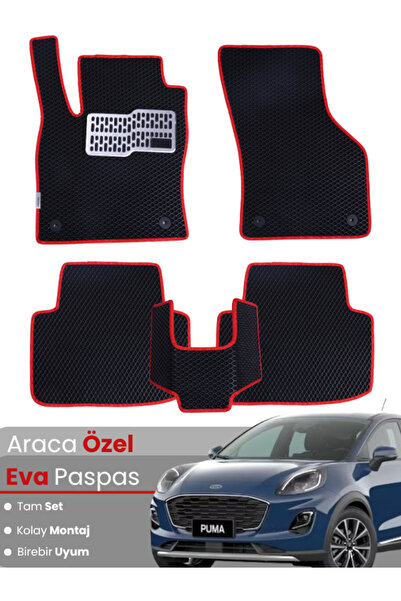 stiloto مجموعة كاملة من سجادة EVA المتوافقة مع Ford Puma (2020-2024) - مطابقة...