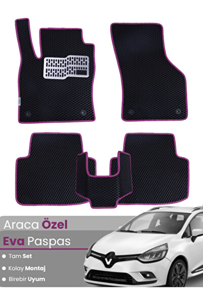 stiloto مجموعة كاملة من سجادة EVA المتوافقة مع Renault Clio 4 Station Wagon (...
