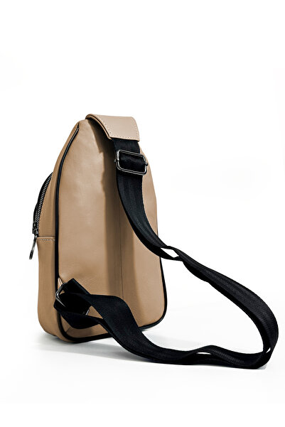 westbag Genuine Leather Camel Unisex Cross Strap Waist Bag Chest Bag Single Arm Bodybag