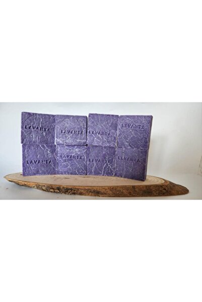 ForWhat مجموعة صغيرة من 8 قطع من الصابون الطبيعي المصنوع يدويًا بخلاصة اللافندر كهدية للمكتب المنزلي