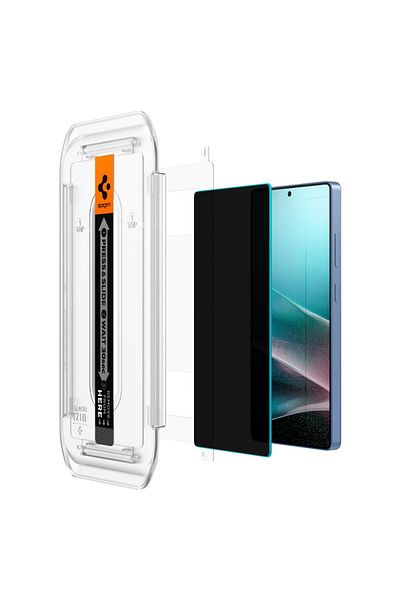Spigen Film for Samsung Galaxy S25 Ultra (set of 2) - Glas.tR EZ FIT HD - Privacy
