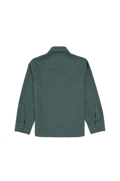 U.S. Polo Assn. Boy's Dark Green Long Sleeve Basic Shirt 50316801-Vr079