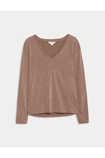 Marks & Spencer V Yaka Triko Bluz
