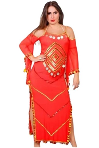 Generic Long Egyptian Dance Dress for Costume Parties