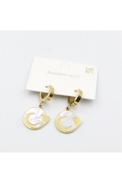 SepetBudur Crescent Earrings - Gold