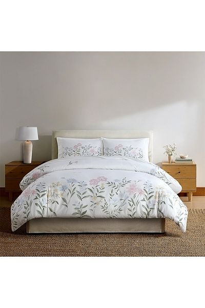 Bee Home Botanical | 100% Cotton Double 6-Piece Duvet Set