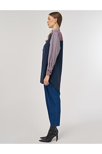 KYR Φούτερ Rayon με υφασμάτινη γαρνιτούρα Σκούρο Navy Blue