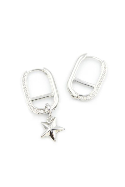 SepetBudur Ring star earrings - silver