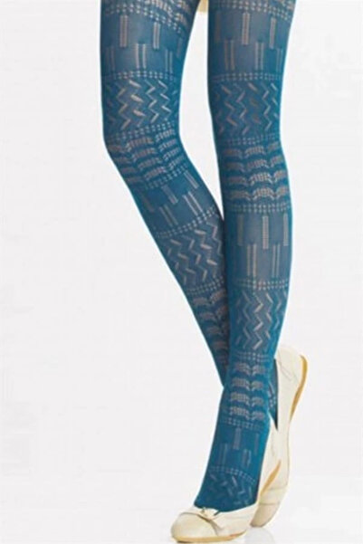 Genel Markalar Daymod Daisy File Desenli Kadın Külotlu Çorap