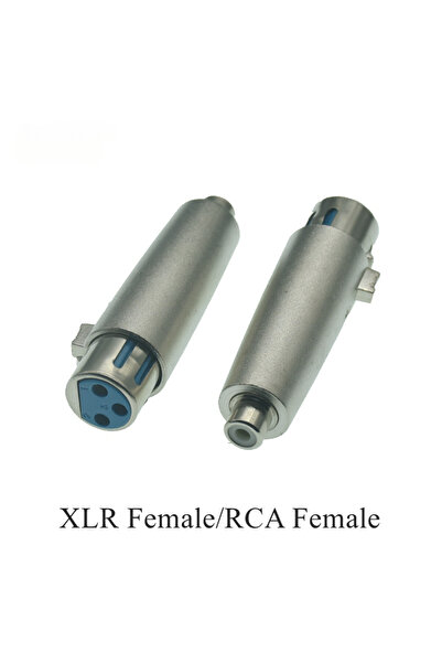 Choice19 1 قطعة XLR F إلى RCA F 3Pin XLR أنثى إلى 6.35 مم ذكر محول موصل أحادي...