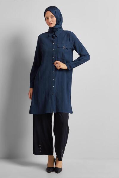 Alvina Shirt Collar Tunic 45576