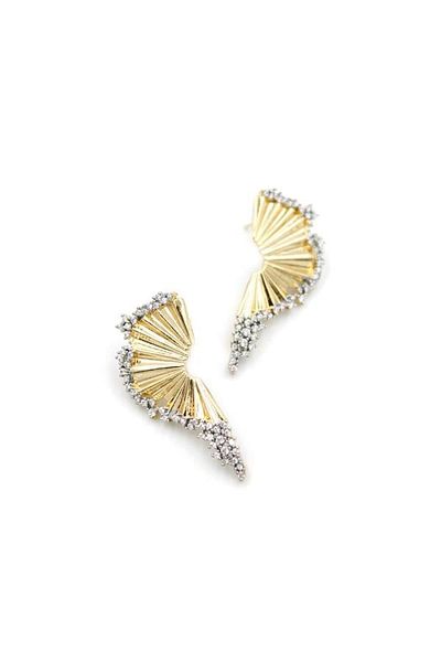 SepetBudur Fan Earrings - Gold