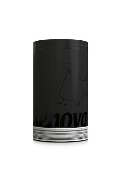 Renova Kitchen Towel, 1 Roll, 2 Layers, Black Color