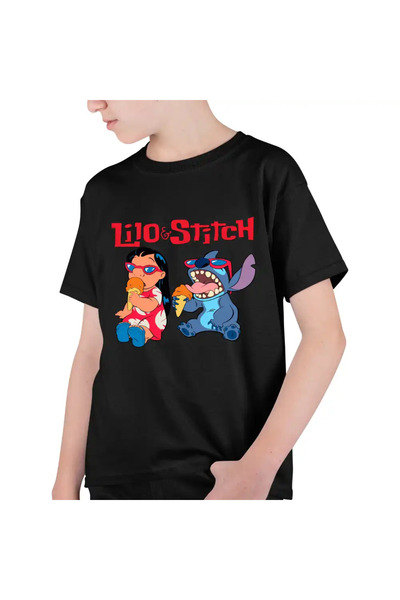 OEM Παιδικό T-shirt Lilo Stitch Cool Vibes για αγόρια
