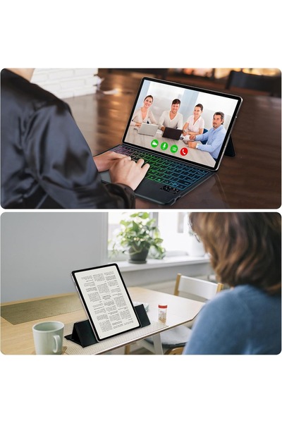 Samsung Galaxy Tab S10 FE Magic Keyboard Wireless Case with Trackpad, Stand & Backlit Keys