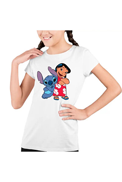 OEM Tricou Copii Fete Lilo and Stich Friends