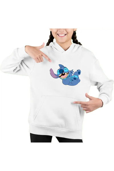 OEM Παιδικό Φούτερ με Στιτς Γέλιο και Χαρούμενα Κορίτσια