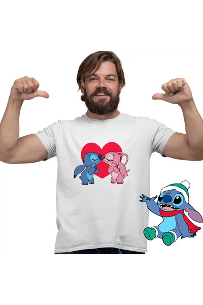 OEM Men's T-shirt Stitch Angel Love