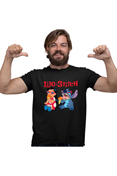 OEM Ανδρικό T-Shirt Lilo Stitch Cool Vibes
