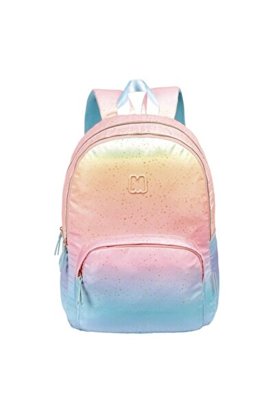 Marshmallow School Backpack Marshmallow, Multicolor Pastel, 33x18x44