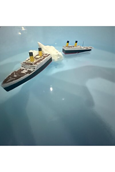 EBTOYS KIRILABİLEN VE YÜZEBİLİR RMS TİTANİC TİTANİK BUZ DAĞLI OYUNCAK GEMİ SU OYUNCAĞI BANYO OYUNCAĞI