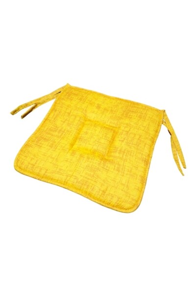 OEM Pernă de scaun galbenă 39 x 39 cm